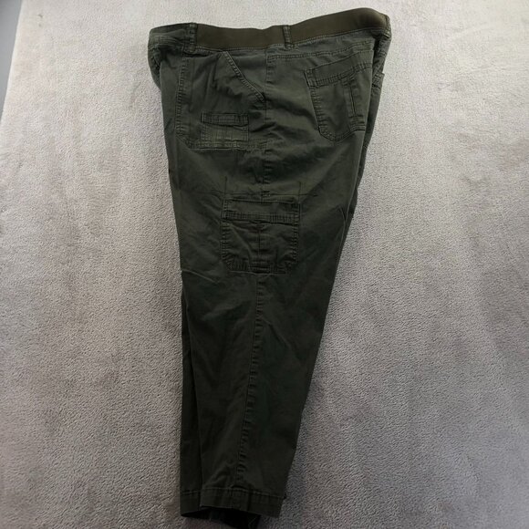 Lee Womens Cargo Pants Size 18W Green Relaxed Fit 1889 Outdoors Casual Classic - Picture 10 of 13
